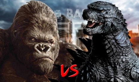 Poster film King Kong vs. Godzilla.