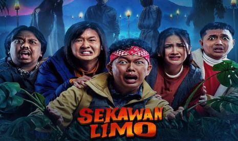 Poster film komedi horor Sekawan Limo. Film garapan sutradara Bayu Skak ini meraih 2,2 juta penonton hingga penayangan pekan ketiga.