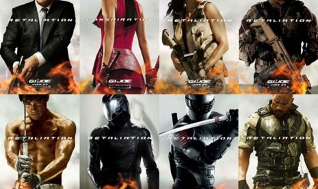 Poster karakter G.I. Joe: Retaliation 