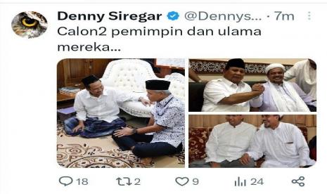 Postingan Denny Siregar yang disayangkan Netizen