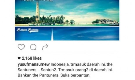 Postingan Ustaz Yusuf Mansur