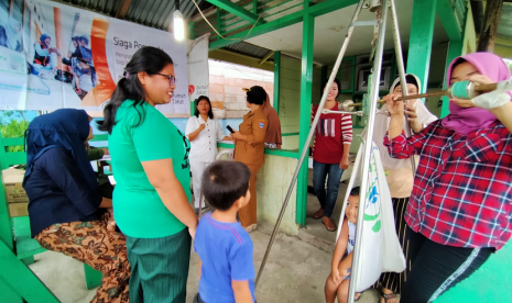 Posyandu binaan Rumah Zakat di Desa Berdaya Sikakap.