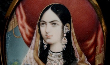 Potret Mumtaz Mahal.