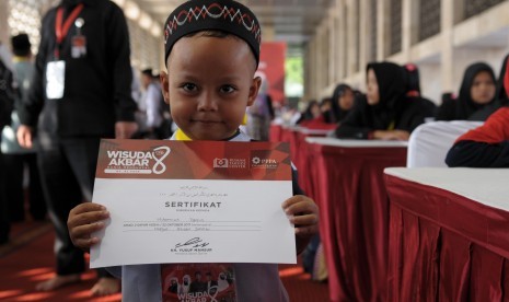 PPPA Daarul Qur’an menggelar Wisuda Akbar ke-9 Indonesia menghafal  di Masjid Istiqlal, Jakarta Pusat.