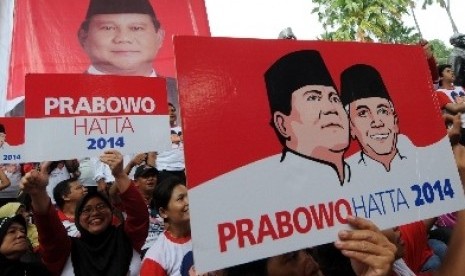 Prabowo-Hatta campaigns (illustration)