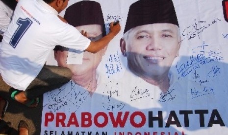 Prabowo-Hatta supporters