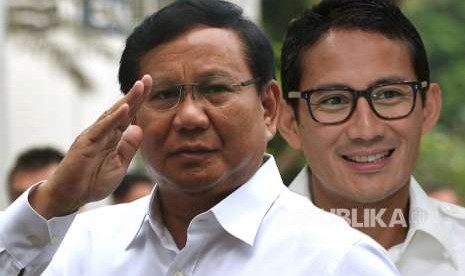 Prabowo Subianto dan Sandiaga Uno