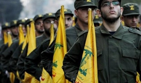 Israel mempunyai catatan kelam dengan Hizbullah di Lebanon. Prajurit Hizbullah.