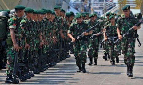 Prajurit Kostrad (ilustrasi).