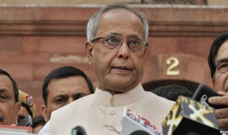 Pranab Mukherjee telah dinyatakan menang dalam pemilihan umum India