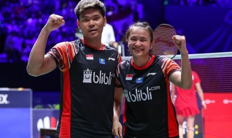 Praveen Jordan dan Melati Daeva Oktavianti.