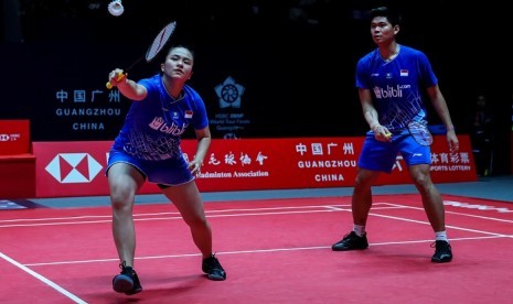 Pasangan ganda campuran Praveen Jordan/Melati Daeva Oktavianti di Malaysia Msters.