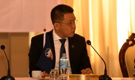 Presiden AFF Mayor Jenderal Khiev Sameth 