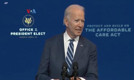 Presiden Amerika Serikat terpilih dari partai Demokrat, Joe Biden