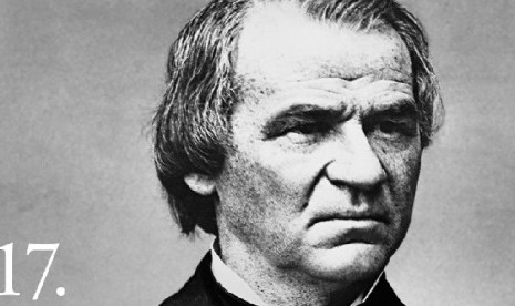 Presiden AS ke-17 Andrew Johnson.