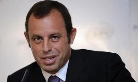 President of Barcelona, Sandro Rosell, resigns on Thursday, Jan 22, 2014. (File photo)