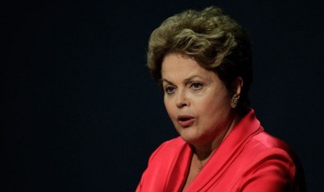 Presiden Brasil, Dilma Rousseff .