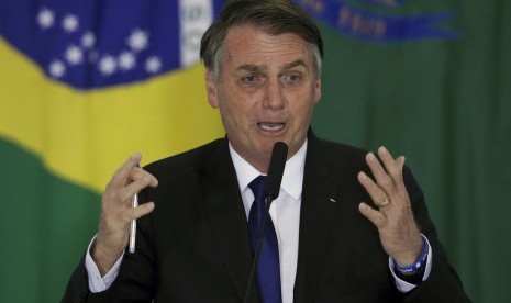 Presiden Brasil Jair Bolsonaro.