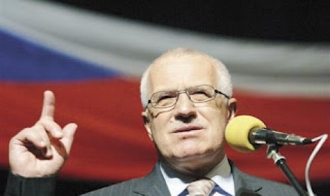 Presiden Ceko Y.M. Vaclav Klaus