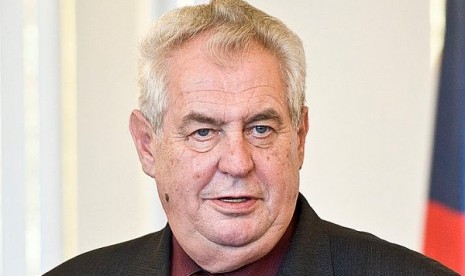 Presiden Ceska Milos Zeman