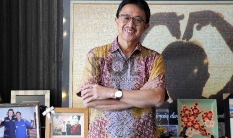 Presiden Direktur Adira FInance Willy Suwandi Dharma. (Republika/Agung Supriyanto)