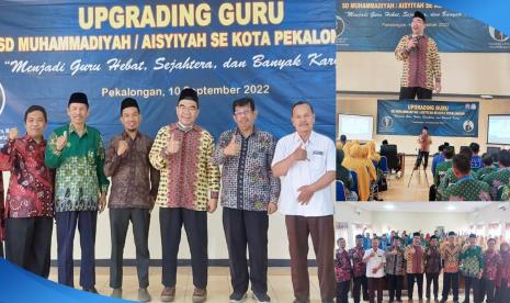 Presiden Direktur Klinik Pendidikan MIPA ditunjuk menjadi pembicara Upgrading Guru SD/MI bertajuk Menjadi Guru Hebat, Sejahtera, dan Banyak Karya pada Sabtu (10/9/2022). 