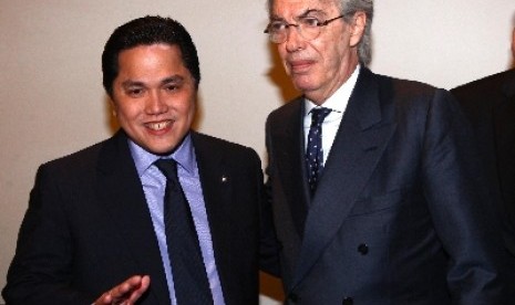 Presiden Erick Thohir bertemu Presiden Kehormatan Massimo Moratti