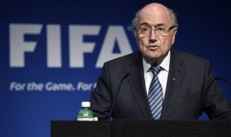 Presiden FIFA Sepp Blatter 