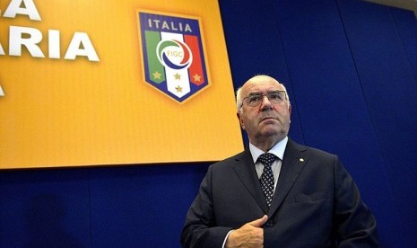 Presiden FIGC Carlo Tavecchio.