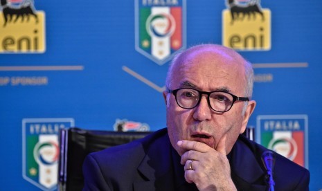 Presiden FIGC Carlo Tavecchio.