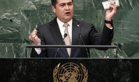 Presiden Honduras Juan Orlando Hernandez 