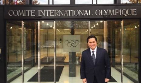 Menteri BUMN sekaligus eks Presiden Inter Milan Erick Thohir.