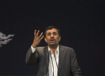 Presiden Iran Mahmoud Ahmadinejad.