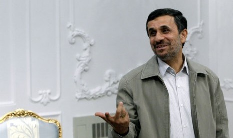 Presiden Iran Mahmoud Ahmadinejad 