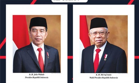 Presiden Joko Widodo dan Wakil Presiden Ma'ruf Amin