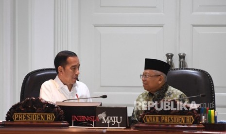 Presiden Joko Widodo dan Wakil Presiden Ma'ruf Amin.