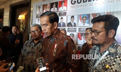 President Joko Widodo (Jokowi) attends national meeting of Indonesian Provincial Government Association (APPSI) in Bandung, on Thursday (Feb 22). 