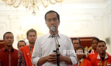 Presiden Joko Widodo.  (Republika/ Wihdan)