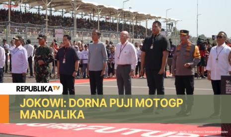 Presiden Joko Widodo mengungkapkan, kalau penyelenggaraan MotoGP Mandalika mendapat pujian dari Dorna, selaku pemegang hak komersial penyelenggaraan event tersebut.