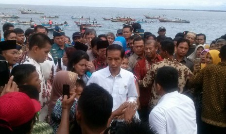 Presiden Jokowi dan Ibu Negara Iriana.