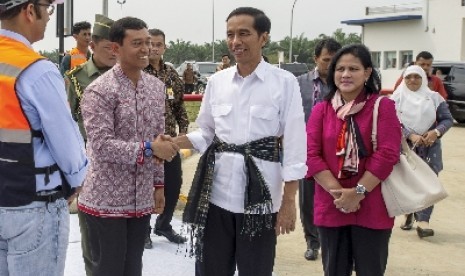 Presiden Jokowi dan Ibu Negara Iriana Widodo.