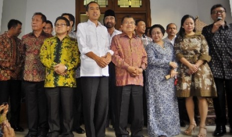 Presiden Jokowi dan Ketua Umum PDIP Megawati Soekarnoputri.