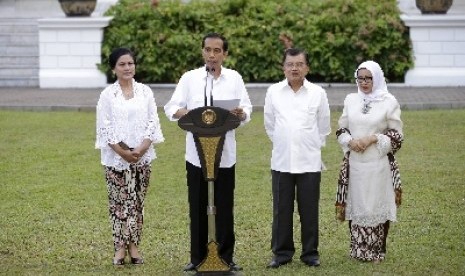 Presiden Jokowi dan Wapres JK.