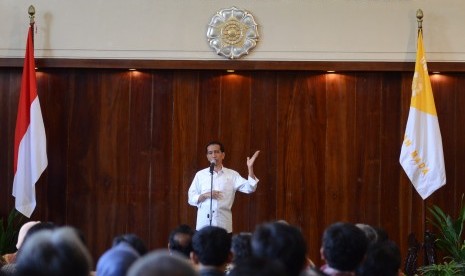 Presiden Jokowi di UGM, Yogayakarta.