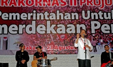 Presiden Jokowi hadiri Rakornas II Projo 