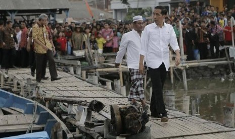 Presiden Jokowi ketia kunjungan di Semarang.