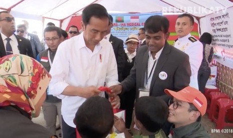 Presiden Jokowi kunjungi pengungsi Rohingya di Bangladesh