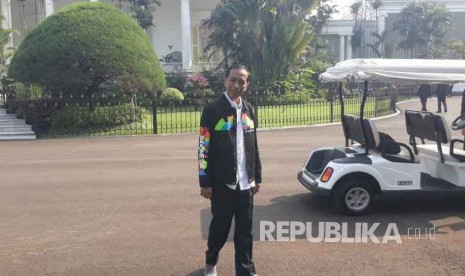 Presiden Jokowi di Istana Kepresidenan Bogor.