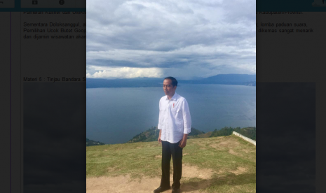 Presiden Jokowi menyatakan akses ke Danau Toba penting untuk menjaring semakin banyaknya wisatawan.