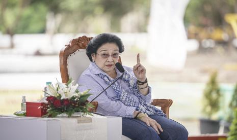 Megawati Bakal Hadiri Harlah Satu Abad NU. Foto: Presiden kelima RI Megawati Soekarnoputri  